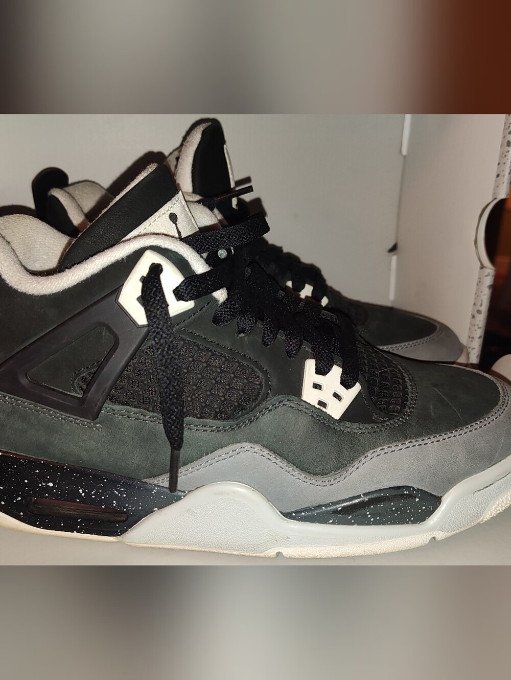 Nike Air Jordan Retro 4 GS Fear 2024 FQ8213-002 Sneakers Size 7 Youth